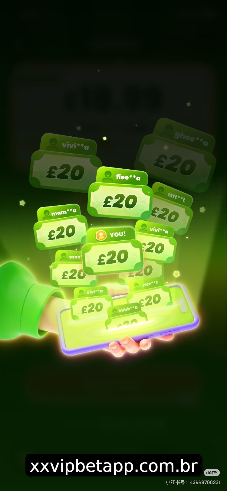 Interface do App xxvip